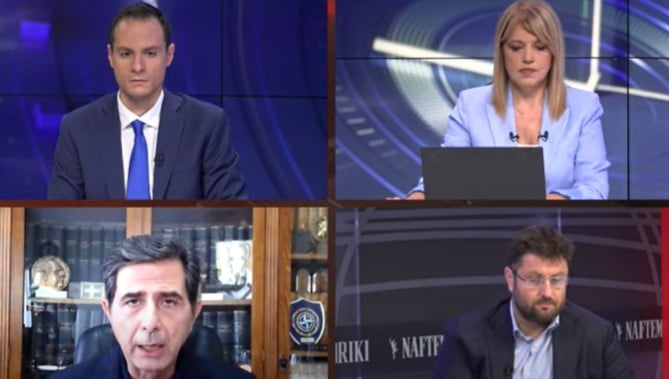 Ναυτεμπορική Τηλεόραση: Κ.  Γκιουλέκας και Κ.  Ο Ζαχαριάδης μιλάει για την είναι το ευρωεκλογών